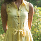 Skip the sun pleated linen dress