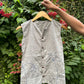 Say No to Sleeves - Grey wildflower top