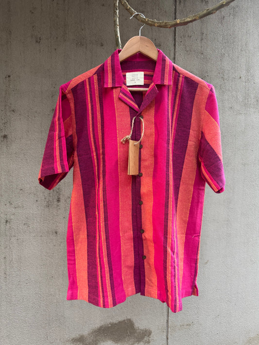 Of Pinks and maroons cotton shirt