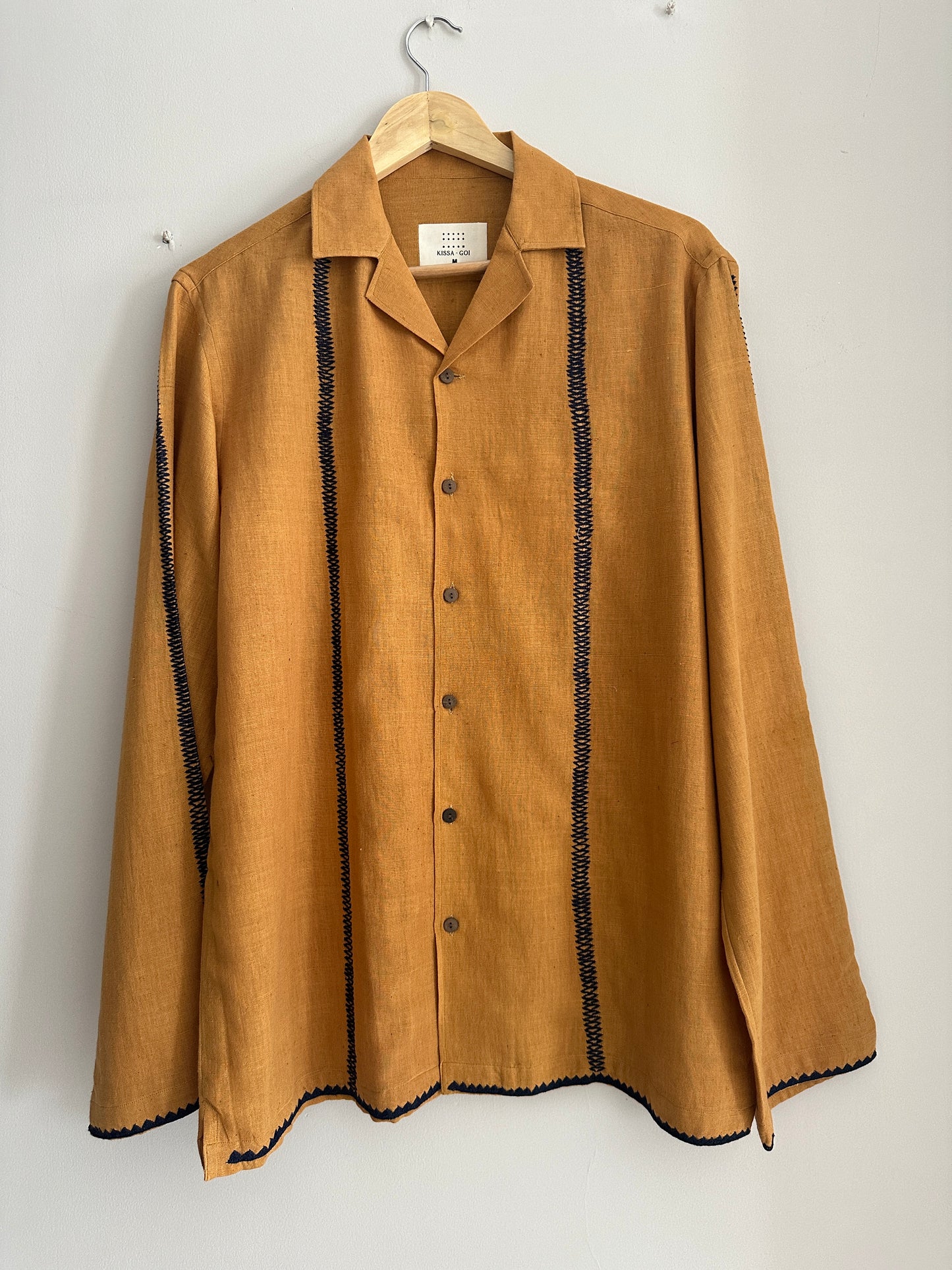 Mustard cotton shirt