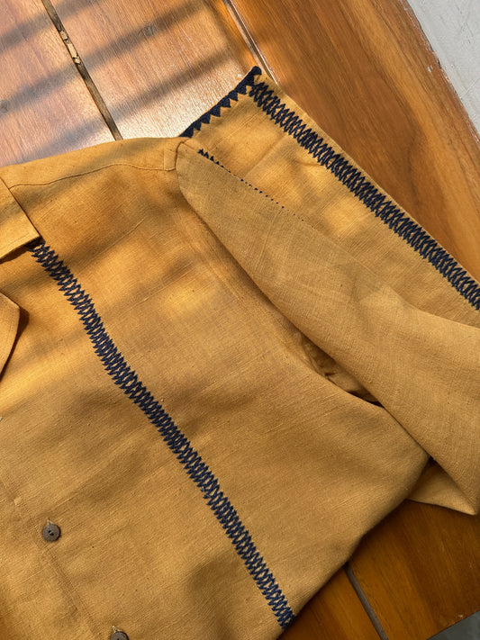 Mustard cotton shirt